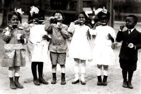 Children from Miner Normal School
