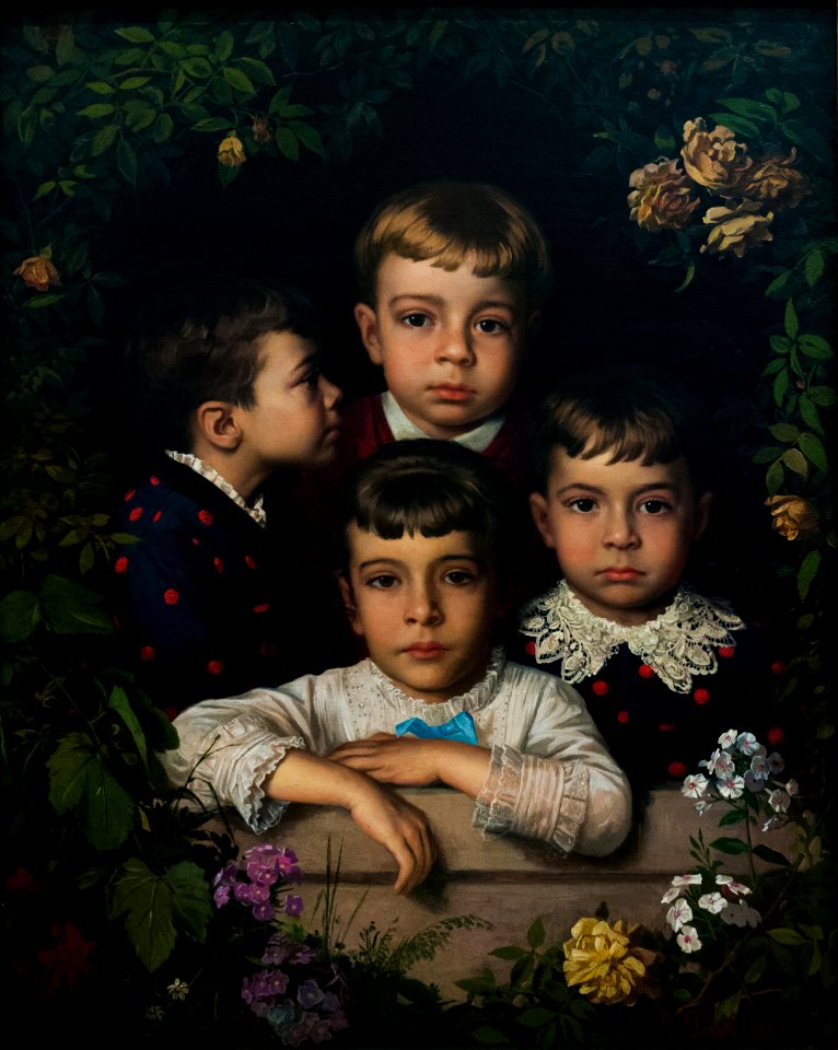 Children by Karl Ernst Papf 1886