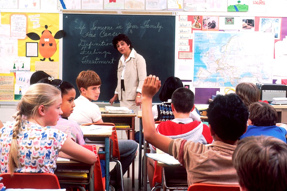 Children in a classroom