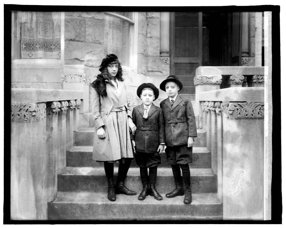 Children of Minister Chas. Moravia, Haitri Adeline, Louis, Rene LCCN2016851463
