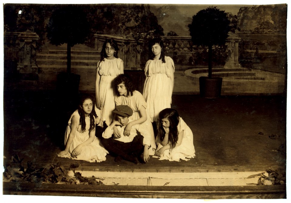 Children of the Shadow. (-4140- Miss Mackay's Pageant Children of Sunshine and Shadow as presented at Washington Irving High School. L. W. Hine. LOC nclc.05003