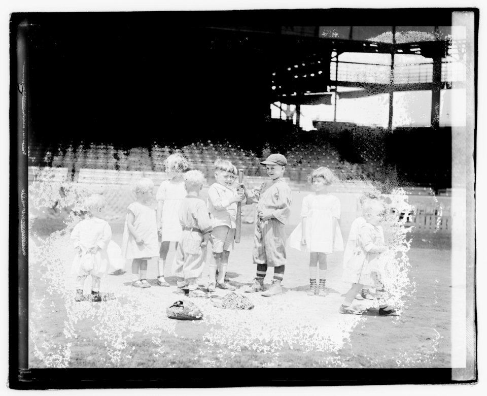 Children playing baseball LOC npcc.04394