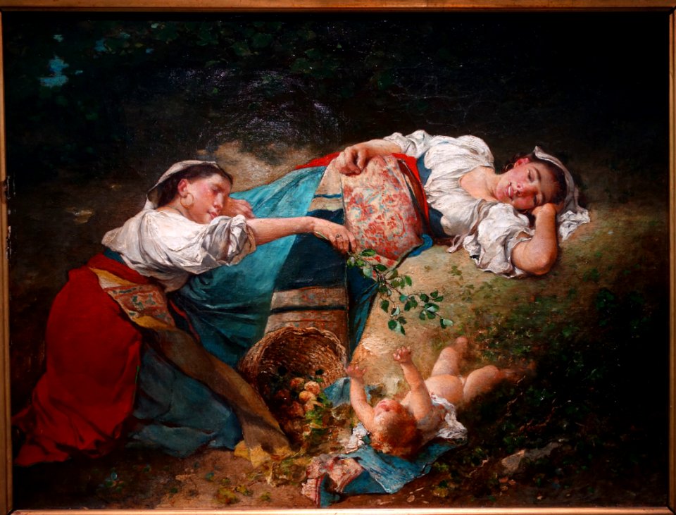 Children's Merriment by Francois Reynaud, undated - Museum M - Leuven, Belgium - DSC05421