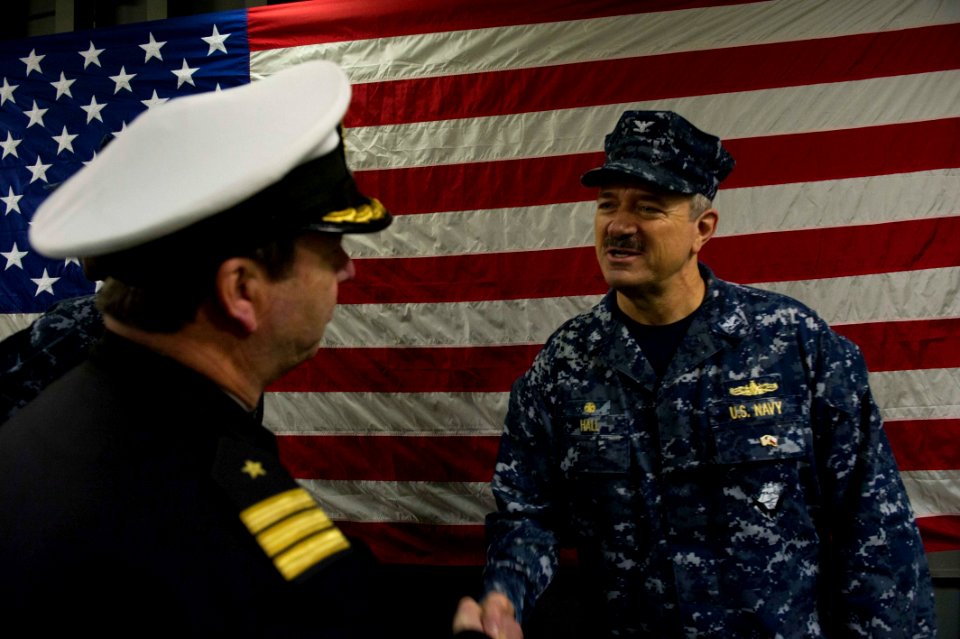 Chilean distinguished visitors aboard USS America 140823-N-FR671-047