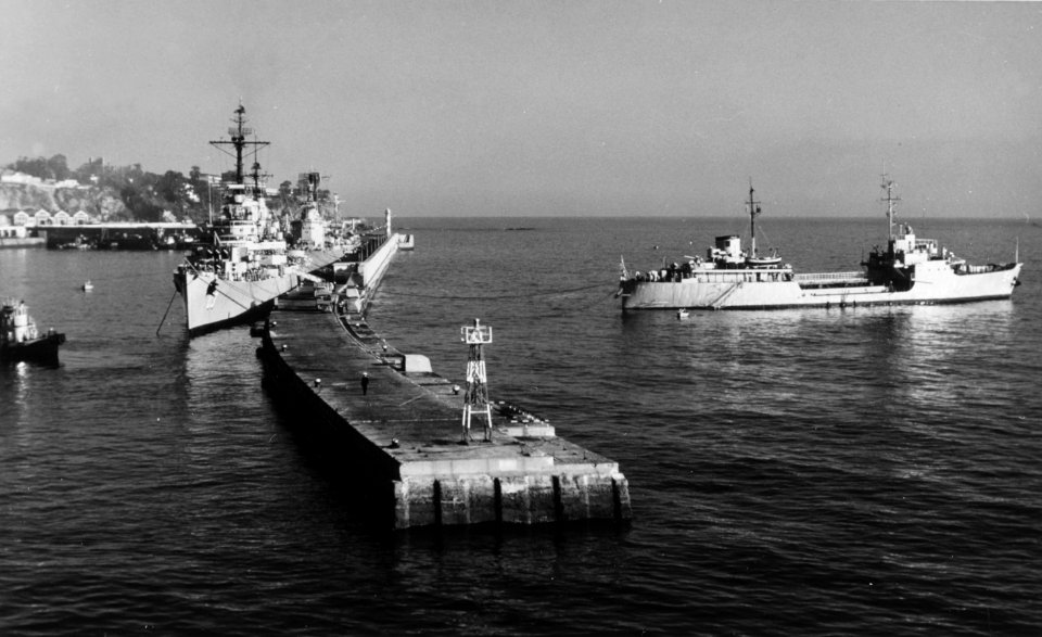 Chilean warships at Valparaiso in September 1975