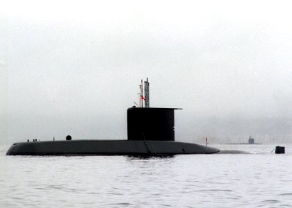Chilean submarine Comandante Thomson (SS-20) at Coquimbo 1996
