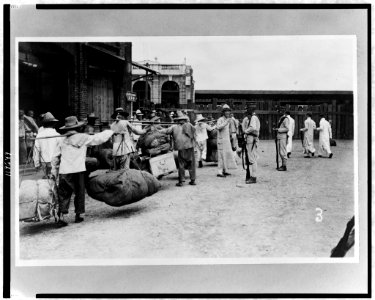 China - Revolution - 20th cent-Citizens of Hankau (sic) taking refuge at the time of outrage of revolutionists LCCN98503298