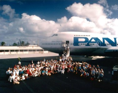 China Clipper II at Wake Island 1985