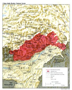 China India eastern border
