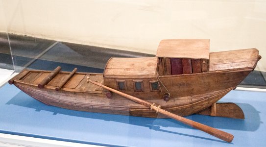 China, river boat, model in the Vatican Museums photo