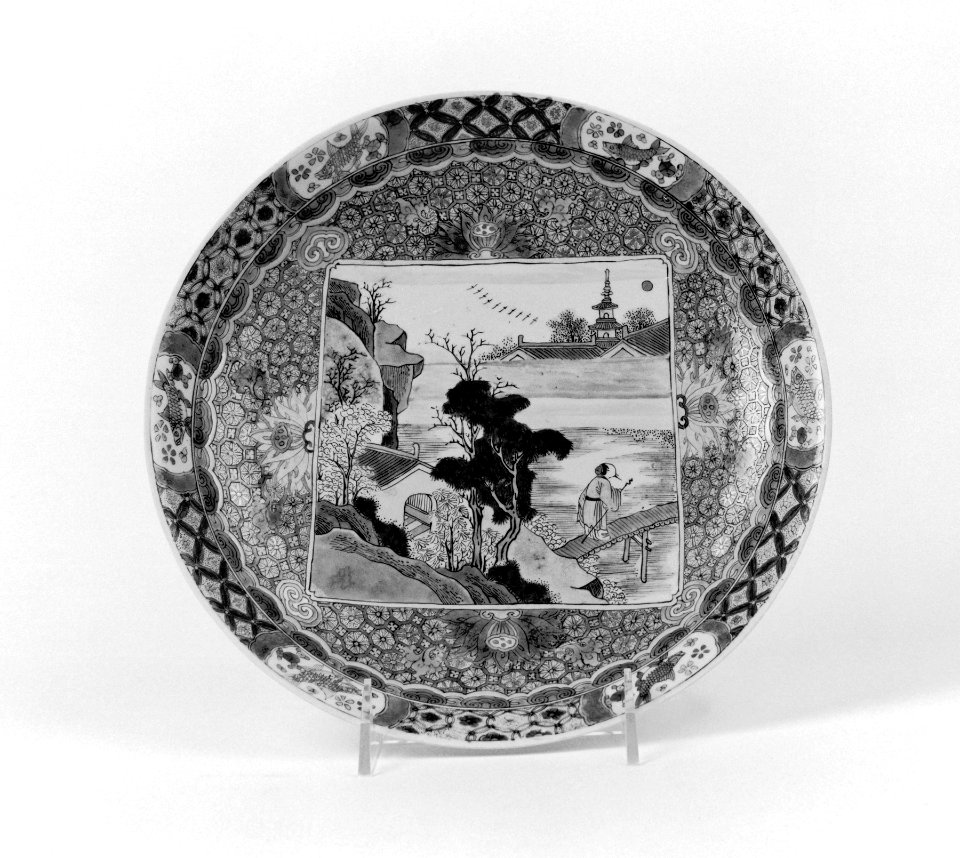 Chinese - Famille Verte Dish - Walters 491291