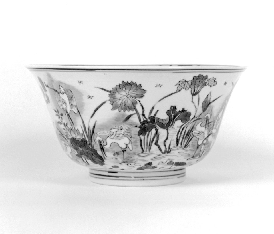 Chinese - Blue and White Bowl - Walters 49248 - Side A