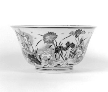 Chinese - Blue and White Bowl - Walters 49248 - Side A