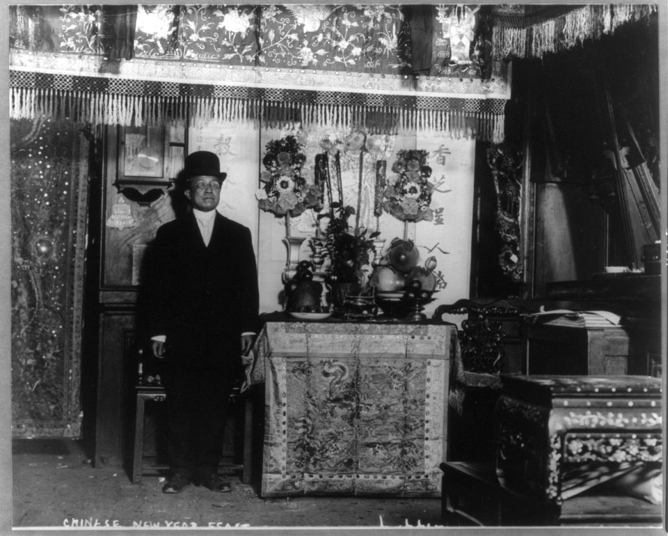 Chinatown, N.Y.C. - Chinese New Year feast, Feb. 2, 1916 LCCN2001704346