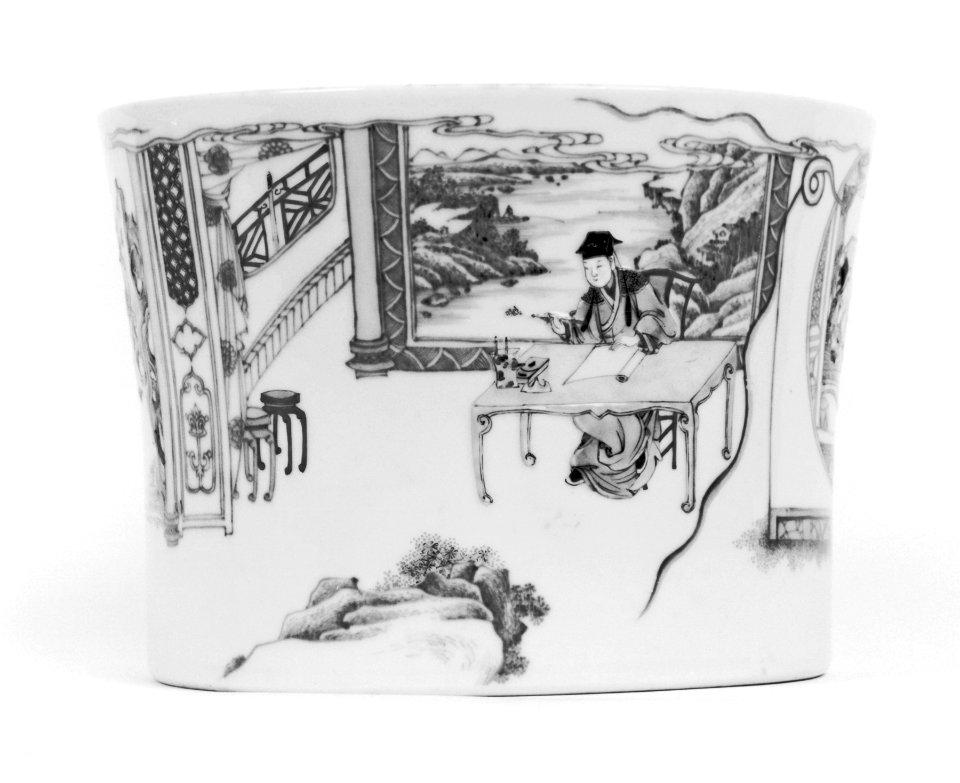 Chinese - Brush Pot with a Man - Walters 491988 - View B