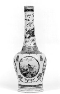 Chinese - Bottle Vase with the Character Shou (Long Life) - Walters 491690 - View B photo