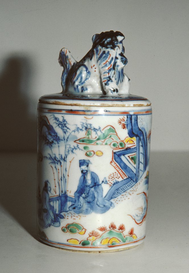 Chinese - Covered Enameled Jar - Walters 49759