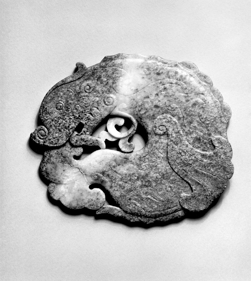 Chinese - Disk in the Shape of a Dragon - Walters 42268