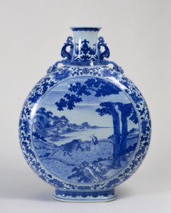 Chinese - Flask with Scenes of Plowing and Weaving - Walters 492015 - Profile photo