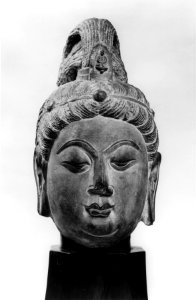 Chinese - Head of Guanyin -Kuanyin- Bodhisattva - Walters 257