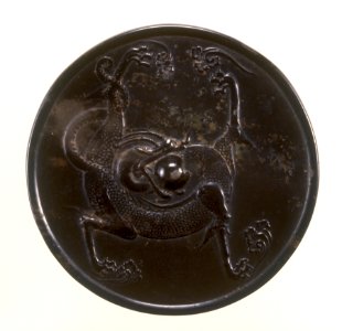 Chinese - Mirror with Dragon - Walters 542854 photo