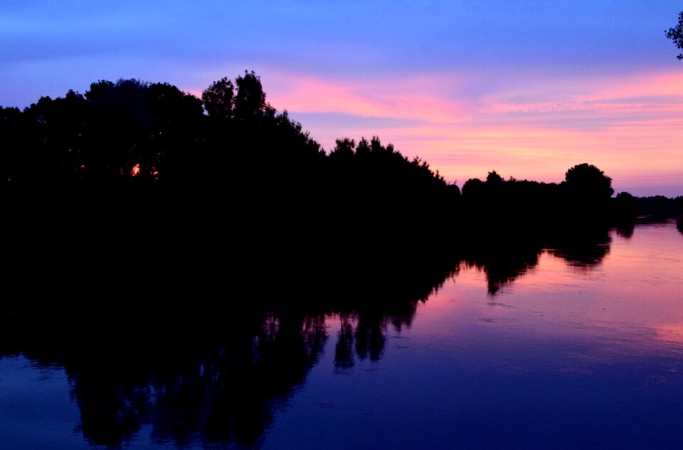 Water abendstimmung romantic