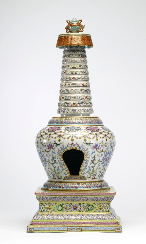 Chinese - Model of a Buddhist Stupa - Walters 491708