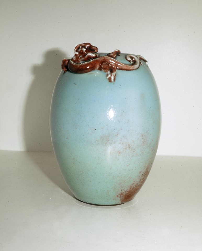 Chinese - Ovoid Vase with Chün-Type Glaze - Walters 492061