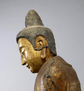 Chinese - Seated Guanyin (Kuan-yin) Bodhisattva - Walters 25256 - Detail D