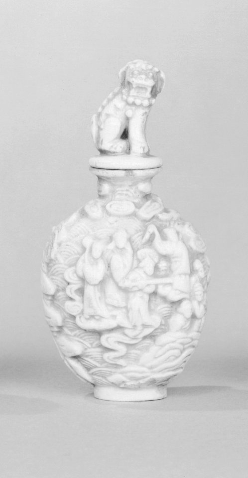 Chinese - Snuff Bottle with Taoist Immortals - Walters 4965 - Group
