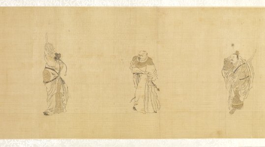 Chinese - The Twenty-Four Ministers of the Tang -T'ang- Dynasty Emperor Taizong -T'ai-Tsung- - Walters 3557 - View E