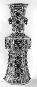 Chinese - Vase in the Form of an Ancient Bronze Cun - Walters 491534