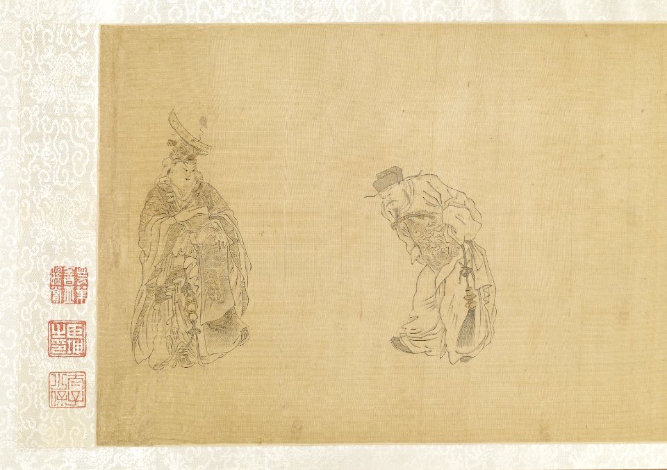Chinese - The Twenty-Four Ministers of the Tang -T'ang- Dynasty Emperor Taizong -T'ai-Tsung- - Walters 3557 - View H