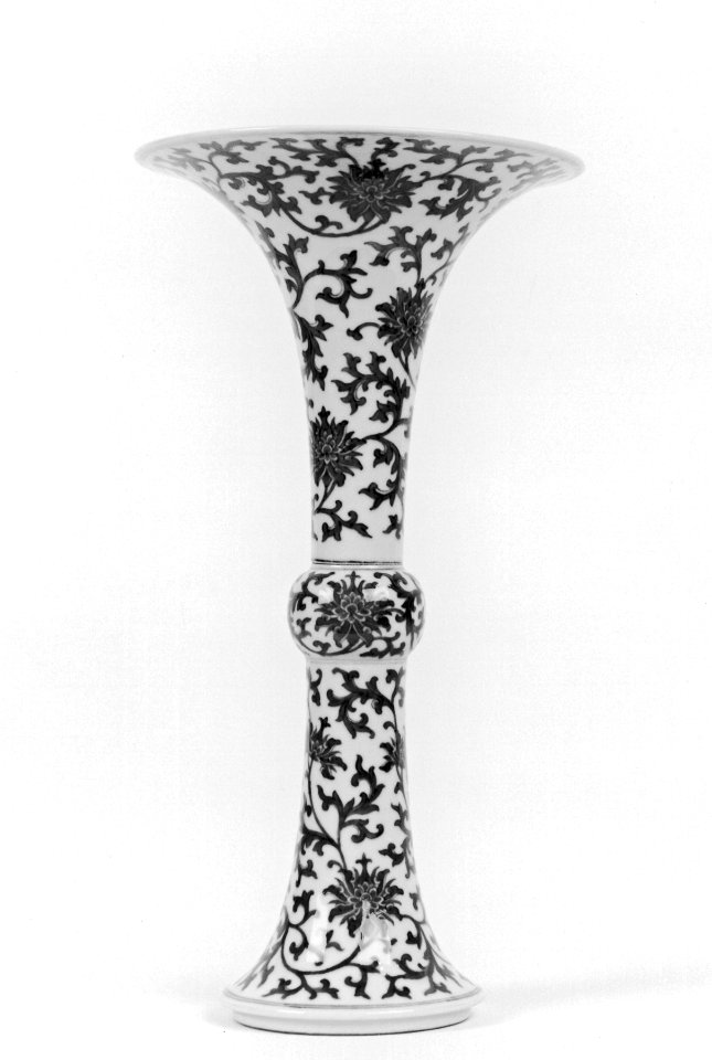 Chinese - Vase in the Shape of a Gu -Ku- - Walters 491529
