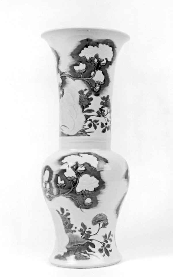 Chinese - Vase with Carved Prunus Blossoms - Walters 491650