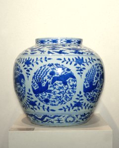Chinese - Wine Jar with Phoenixes and Dragons - Walters 492342