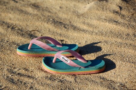 Summer sand sandal photo