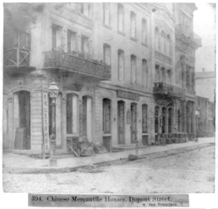 Chinese Mercantile Houses, Dupont Street, San Francisco LCCN2002723035