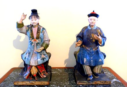 Chinese musicians - Museo Nacional de Artes Decorativas - Madrid, Spain - DSC08438 photo