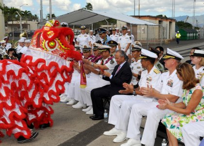 Chinese ships visit Pearl Harbor-Hickam 130906-N-ZK021-007