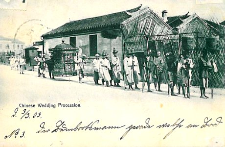 Chinese Wedding Procession 1903