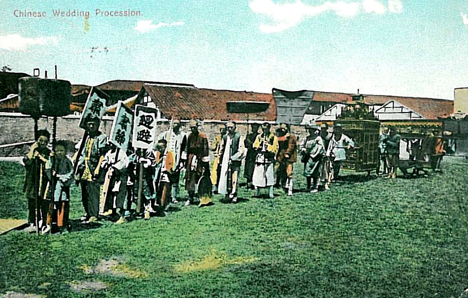 Chinese Wedding Procession 1908
