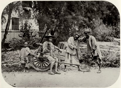 Chinesischer Photograph um 1875 - Für die Kamera ausraubend (Zeno Fotografie)