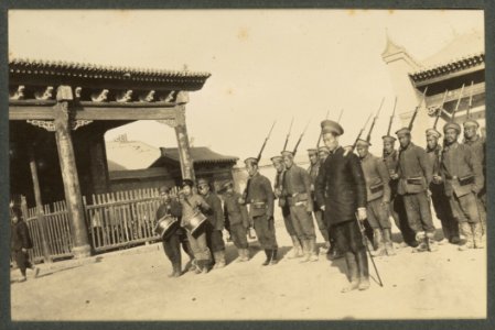Chinese Troops at Khotan photo