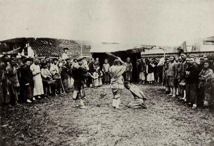 Chinesischer Photograph um 1860 - Hinrichtungsszene (Zeno Fotografie)