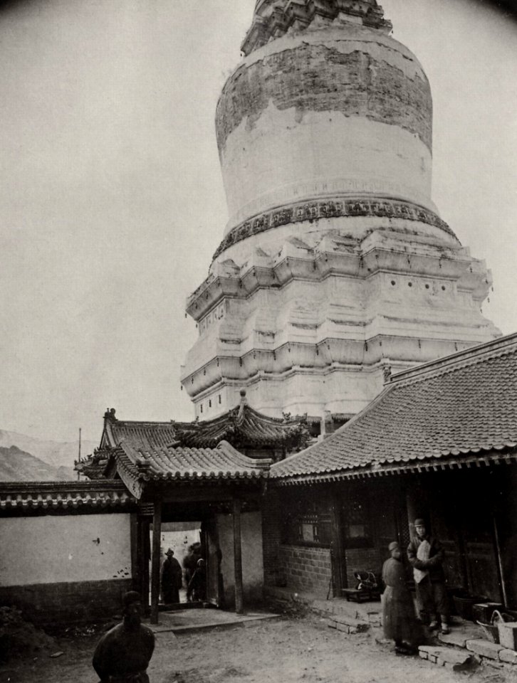 Chinesischer Photograph um 1900 - Wu-t'ai-shan, Shansi (Zeno Fotografie)