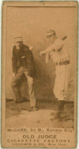 Chippy McGarr, Kansas City Cowboys, baseball card portrait LCCN2008675052