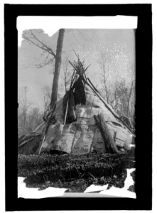 Chippewa birch bark wigwam LCCN2016821322