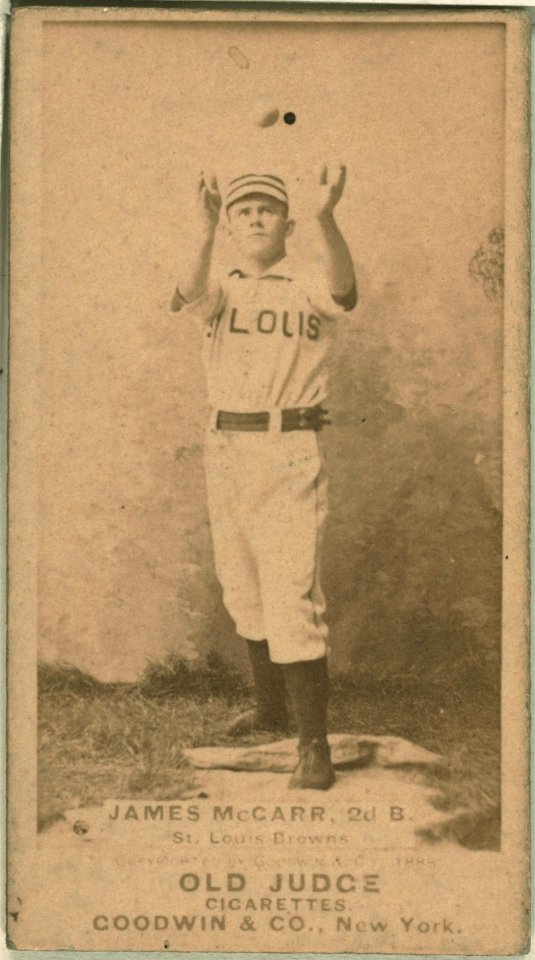 Chippy McCarr, St. Louis Browns, baseball card portrait LCCN2008675147