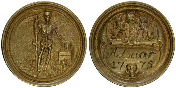 Chirurgijnsgilde t.n.v. Antoni Laar, (1736-1799) (chirurgijn 1775-1799) 1775, objectnr PA 1134